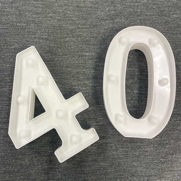 White LED Number - Picture 1 of 4